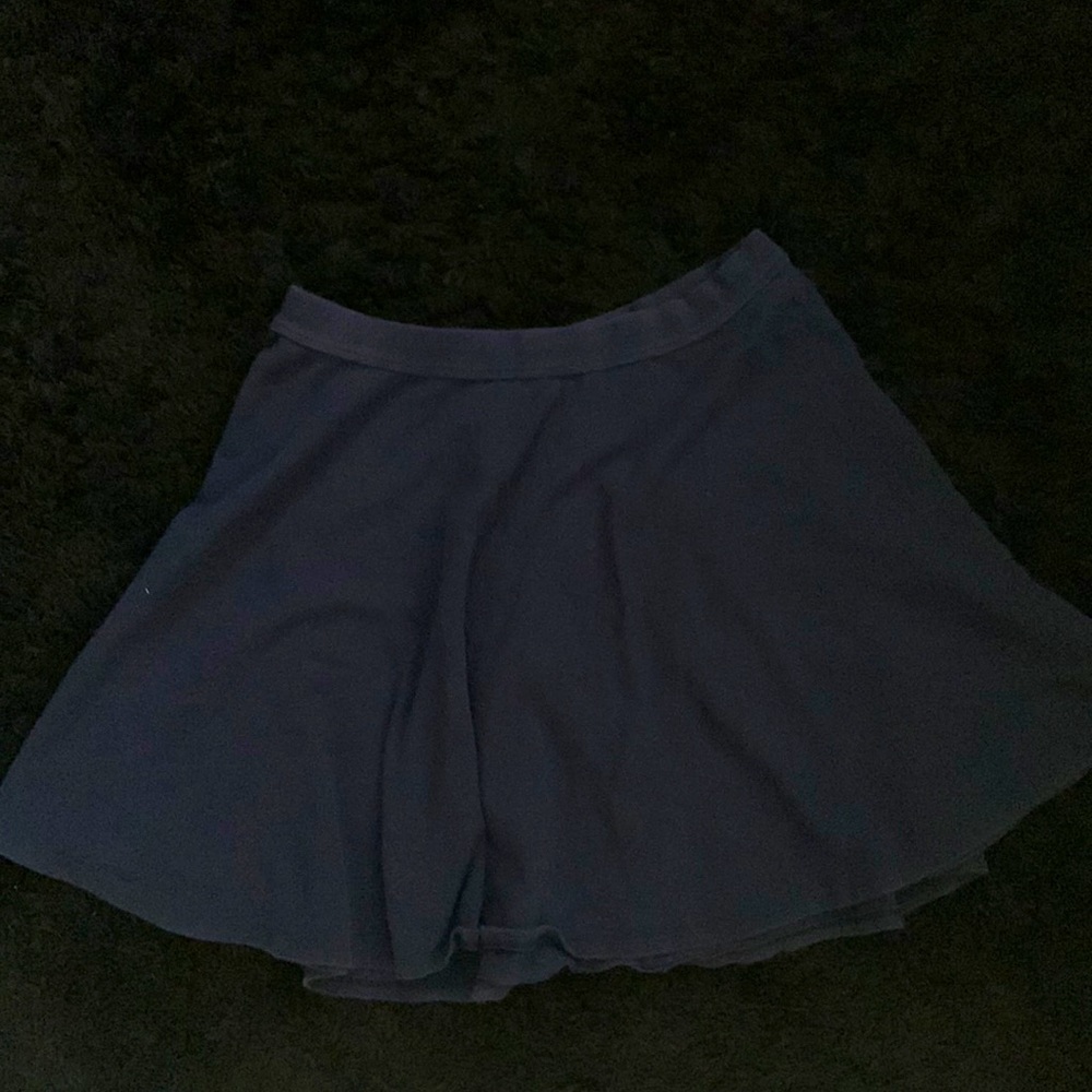 Hollister navy blue high waisted skirt